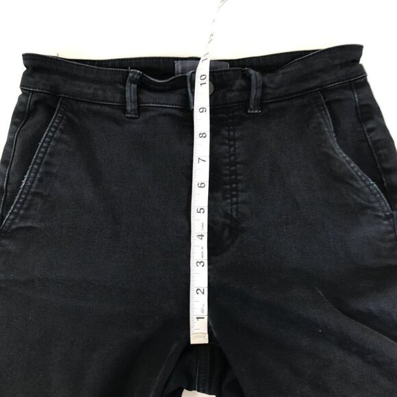 Everlane The Slim-Leg Crop Jeans Women's Size 4 Washed Black Stretch Denim - Picture 6 of 12